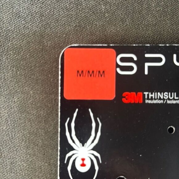 Adult SPYDER Black Unisex Medium Core Conduct Gloves Touchscreen Compatible NEW - Picture 4 of 6